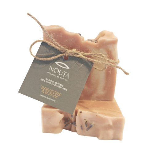 Rose Clay Soap with tag